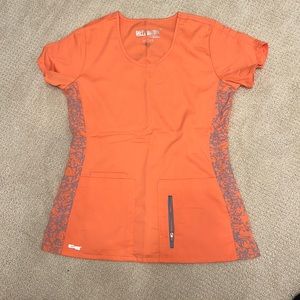 Greys Anatomy active stretch scrub top Small